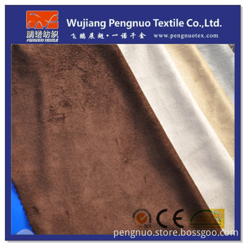 Polyester Suede Fabric for Shoes/Sofa